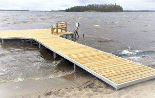 Pole dock and lift